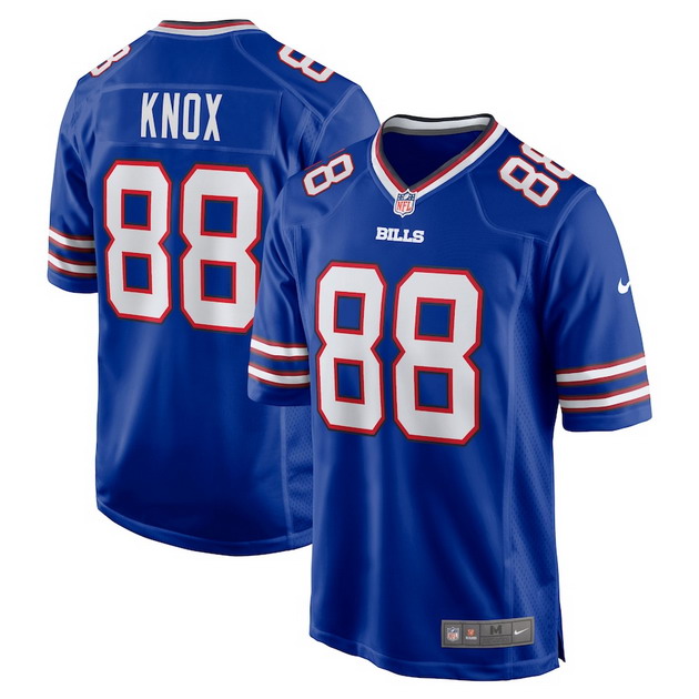 mens nike dawson knox royal buffalo bills game jersey